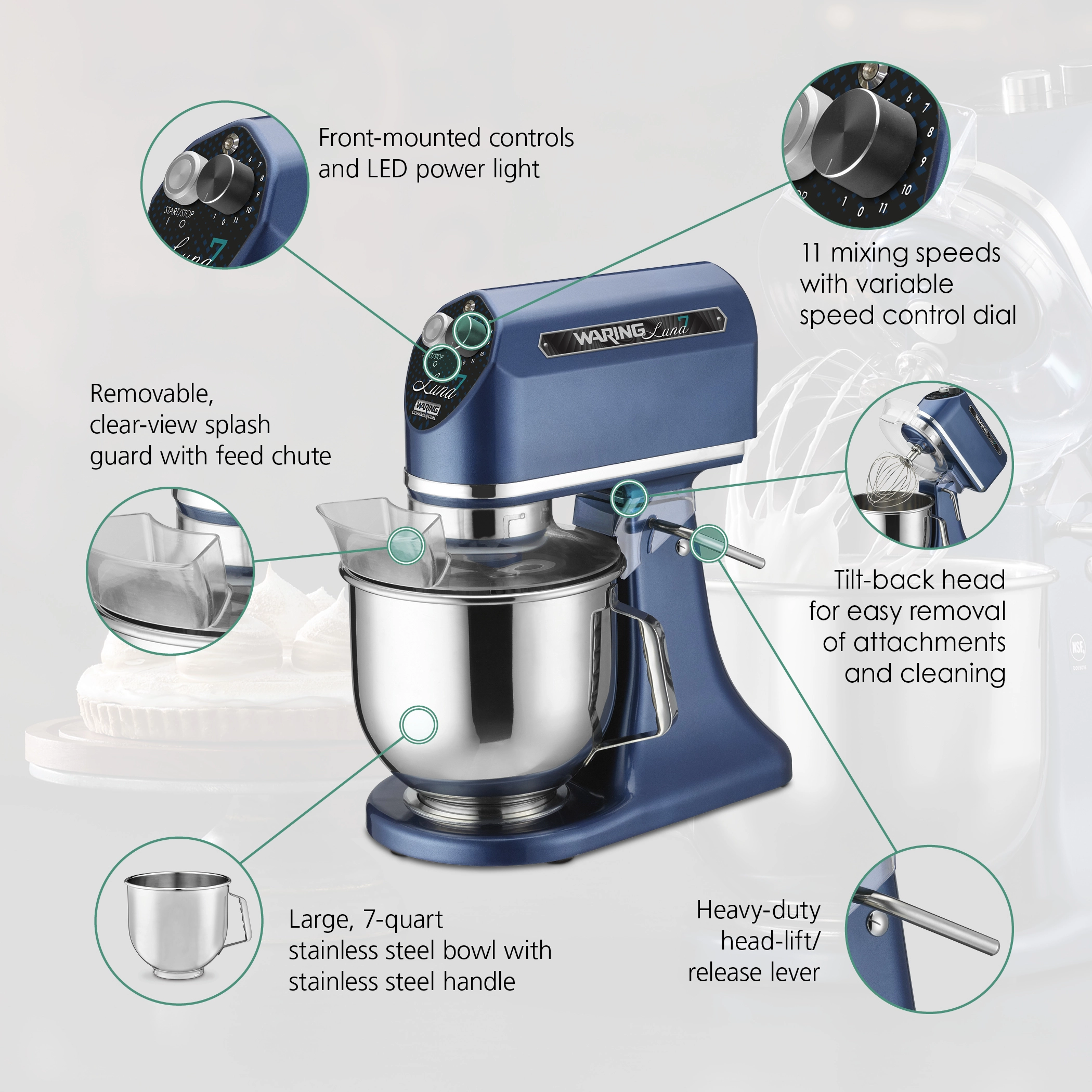 7-Quart Planetary Mixer